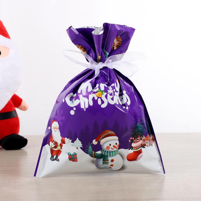 Festive Christmas Tree Candy Drawstring Gift Bag