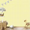 Geometric Rhombus Wallpaper Cream, White and Yellow 50x1000