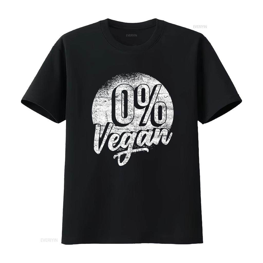 0 Vegan Lifestyle T Shirt Perfect for BBQ Lovers Pitmasters Grill Enthusiasts Meat Eaters vintage Top For Everyday Wear