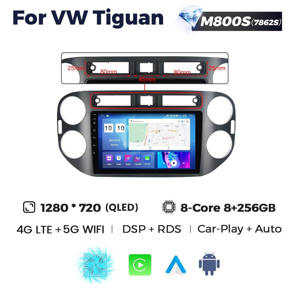 Navifly 8Core Android All In One Car Radio For VW Volkswagen Tiguan 1 NF 2006 2008-2016 Intelligent System Multimedia Player GPS