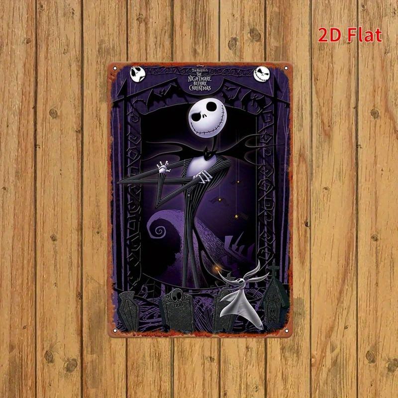 8x12 tum Järnväggdekoration, Klassisk Stil, Mångsidig Rumsinredning för Hemmet, Halloween FantasiÄventyrstema, Idealisk för Stu