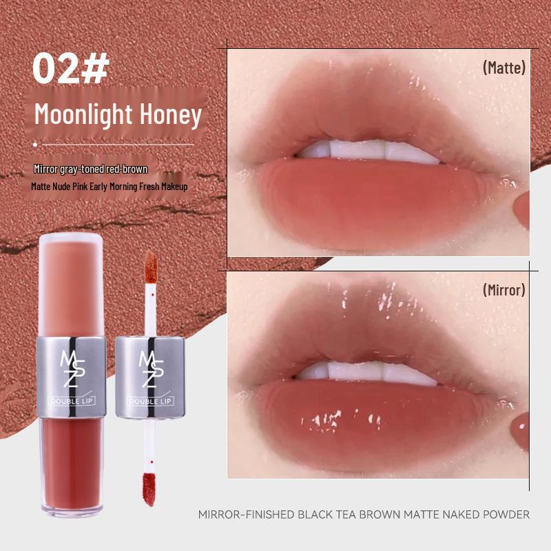 Mingxi Zhi Twilight Dual-Ended Lip Gloss & Velvet Matte Lipstick