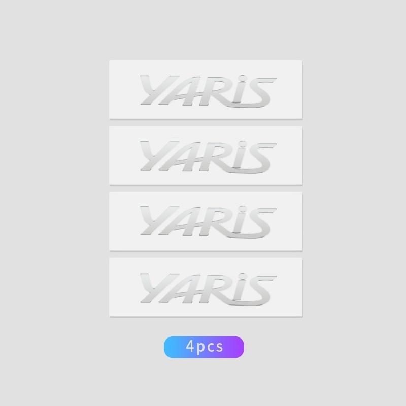 

Car Window Wiper Stickers Metal Emblem Car Logo Sticker for Toyota Yaris Auto Decor Accessories 6cm