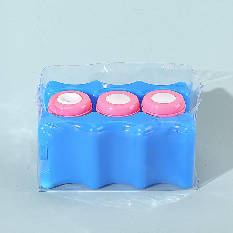 Mommy Bag Breast Milk Preservation Kit: Double Wave Ice Tray & Blue Ice Box for Cold Storage