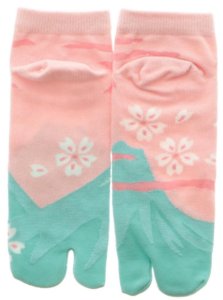 Maeda Senko Wagyo Tabi Socks Mount Fuji Design (Sneaker Length) Women's