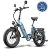 Electric Bicycle Fafrees FF20 Polar 20" 500W Motor Foldable Adult Electric Bike 7 Speed LCD Display 48V 24AH Max Load 150Kg