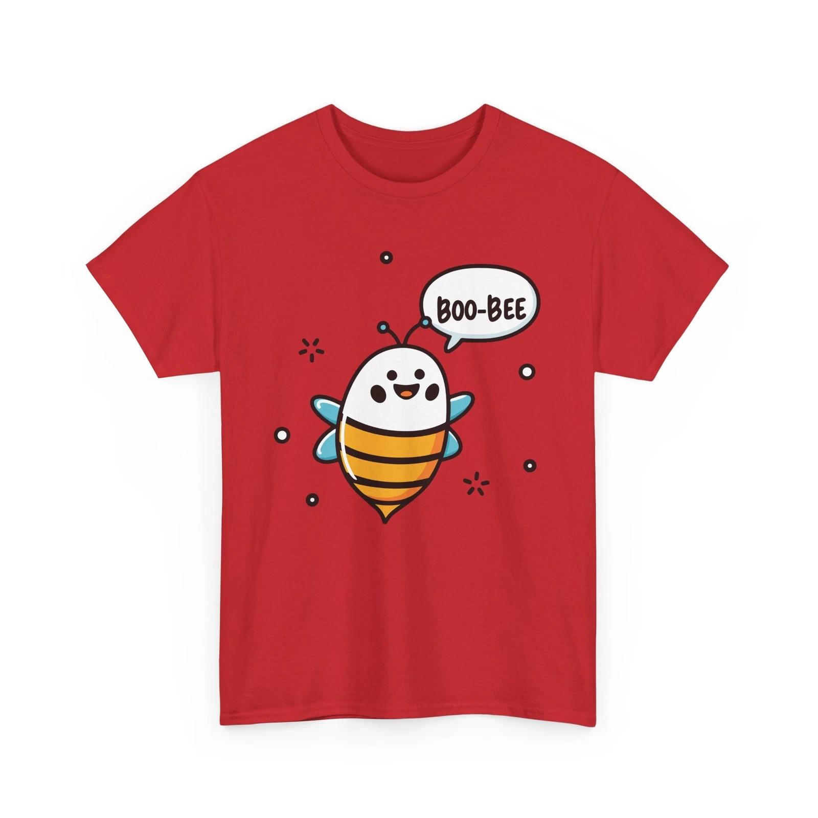

Spooky Season T-Shirt | Boobee funny boos ghost Tee | Haunted Graphic Shirt 2XL