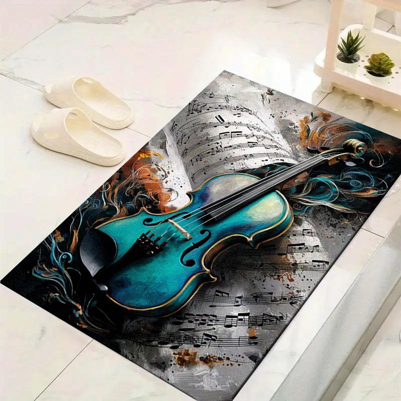 Music Life Carpet Rug for Living Room Bedroom Home Sofa Decoration,Kids Play Non-slip Floor Mat