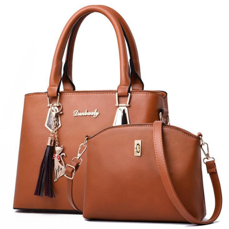 Hot Sale Mother and Child Bag Women s Bag New Fashion Handbag Versatile Women s Shoulder Crossbody Bag Wholesale жёлтый