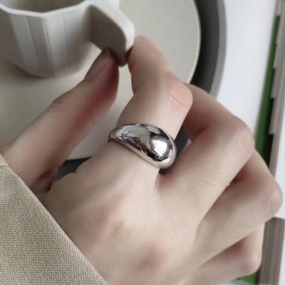 Hochwertiges, industrielles, nicht verblassendes Vintage-Set mit offenen Ringen für Damen
