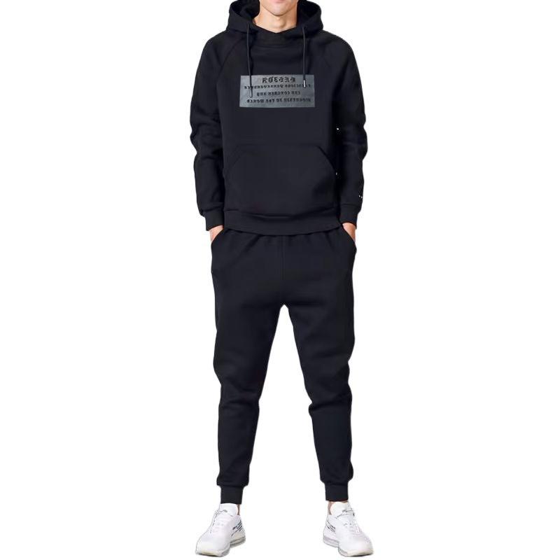 Men's Casual Hooded Sweatshirt Vest Three-Piece Suit for Autumn/Winter – Stylish, Simple, and Sporty.