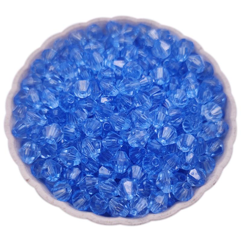 

20-200 шт. 5-10 мм акриловые прозрачные алмазные бусины для изготовления ювелирных изделий 5mm 200Pcs синий