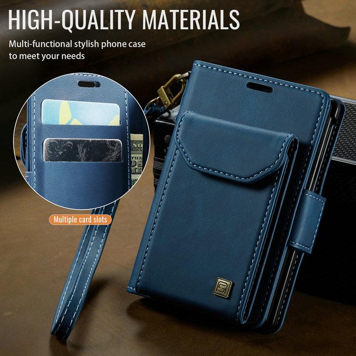 Z Fold8 5G Fodral för Samsung Galaxy Z Fold 8 Rem Läderplånbok Funda För Galaxy Z Fold8 Stötsäkert Skydd