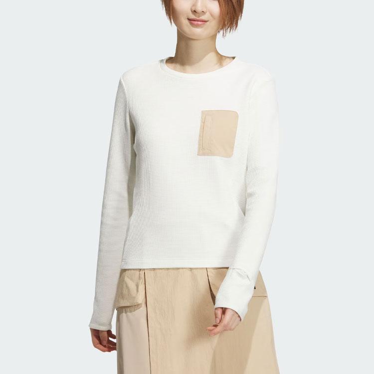 adidas City Escape Long Sleeve Sweatshirt Women Tops White JE8580