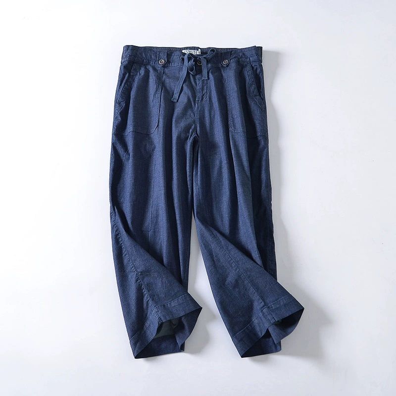 

and American plus Fat plus Size Women s High Waist Thin Cropped Jeans Chubby Girl Spring and Summer Middle Pants 100.00 Kg-150.00 kg Slim Looking 656 Dark blue 24