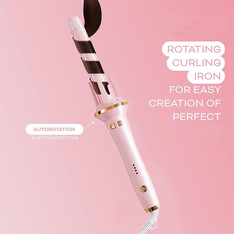 Professional Auto Rotating Curling Iron Fast Hair Curler Adjustment Temperature Irons Curling Wand Roller Hair Styling Tools