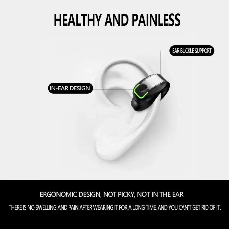 Bluetooth Earphone Clip On Monaural Inear Motion Stereo Bone Conduction Gd28 Business Wireless Earphone Mini Monaural Tws Waterp 2