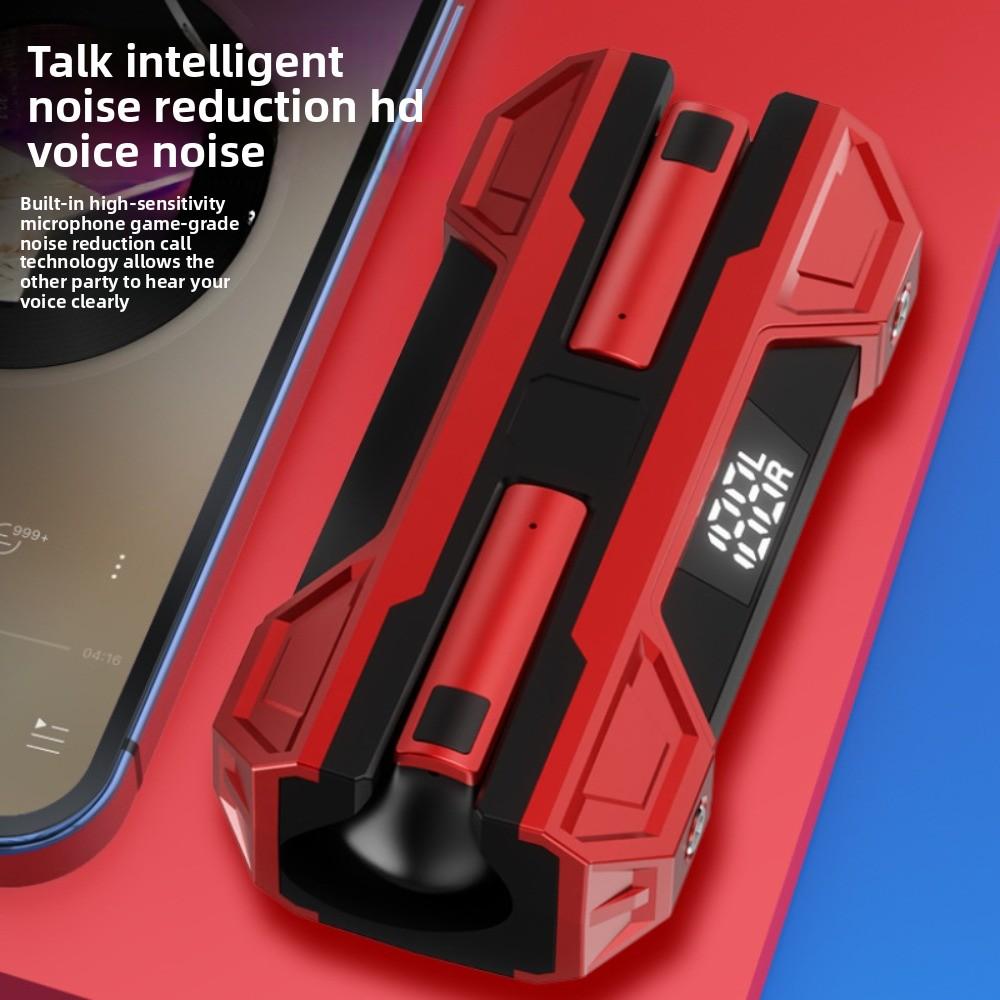 Stereo Wireless Bluetooth Earphone Metal Style Ergonomic Gaming Earbuds  Listening Music