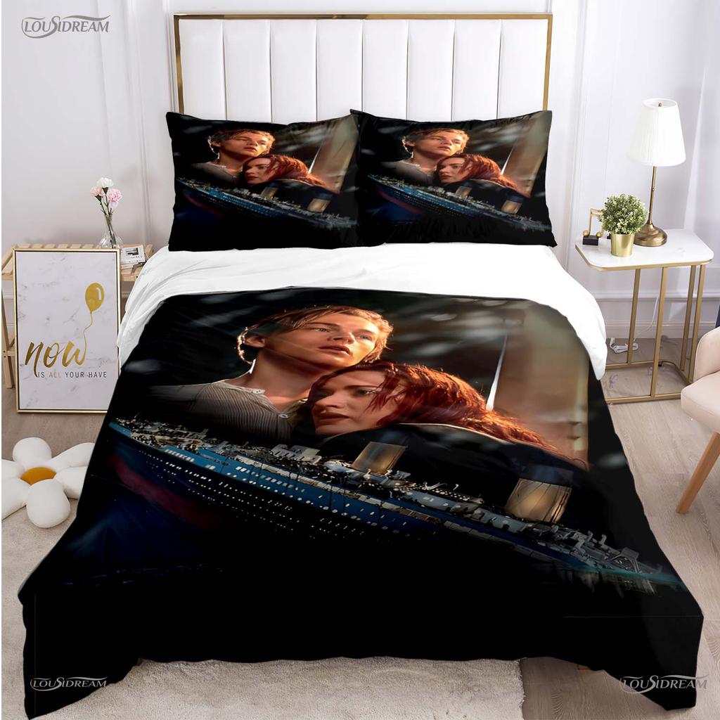 Comforter Titanic Romantic Love All Season Comforter Bedding Sets Soft And S Single/Double/Queen/King