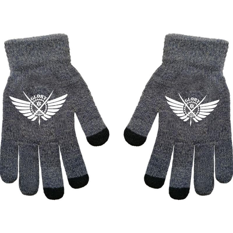 

Tomb Raider Чжан Цилин У Се s Little Brother Аниме Онлайн Игра Периферийные Перчатки Серый Относится К Осени и Зиме Сохраняет Тепло One Size