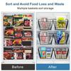 2/4pcs Metal Wire Storage Baskets Black Vintage Metal Storage Box for Kitchen Office Table Desk Organizer Toys Storage Baskets
