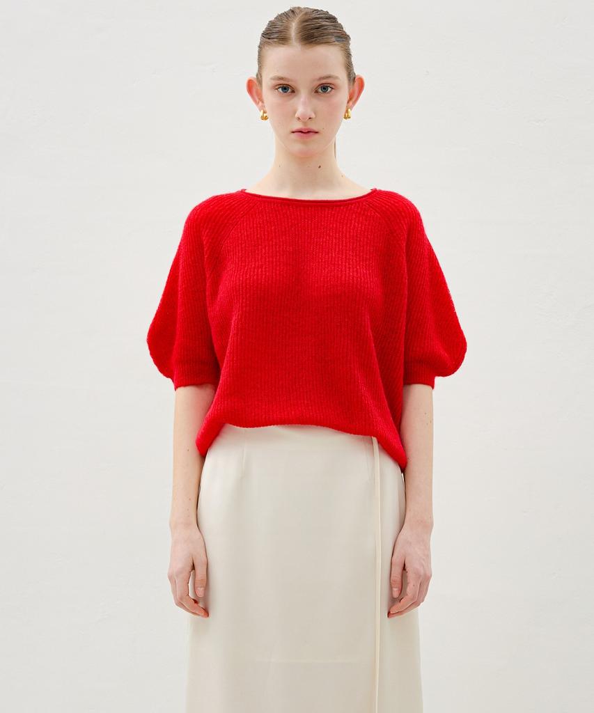 Ollibeudeollibeu Short Sleeve Raglan Knitwear Oh6Sp2800