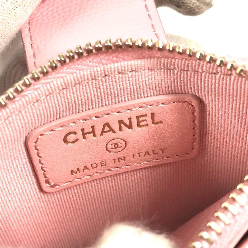 Chanel AP1928 CC Logo Quilted Matelasse Double Zip Card Case Compact Wallet