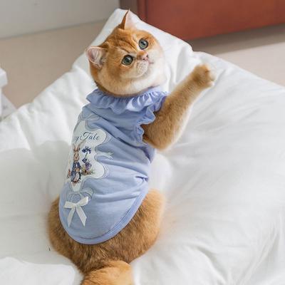 25 Jahre alt neuer Frühling und Sommer dünner Teddy als Bär kleiner und mittelgroßer Hund Sommer Zweibeiner Hund Haustier Katze Kleidung