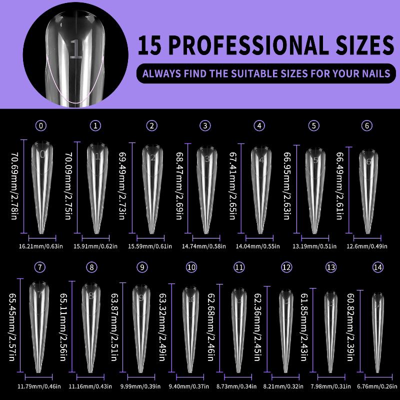 120Pcs Butterfly Shape Nail Extension False Tips Natural Sculpted Ballet Fake Nails Full Cover Press On Nails Diy Nail Supplies
