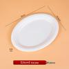 Chulu Disposable Food Grade Oval Plates