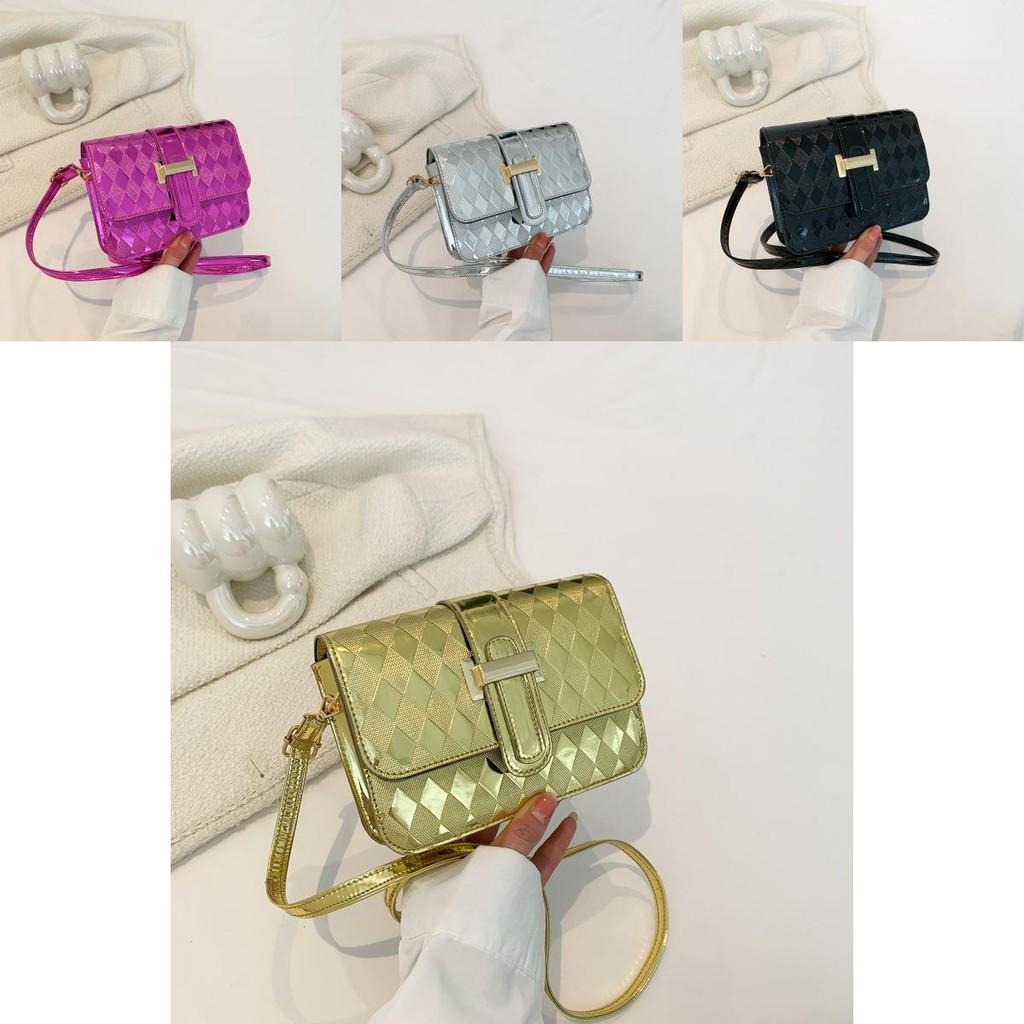 Fashionable Pu Leather Small Square Bag Elegant Crossbody Handbag For Daily Use