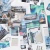 1pack/30pcs Romantic Scenery Sticker & Paper Set Decorative Elements for Journal  Scrapbooking