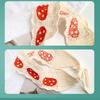 Elegant French Knitted Headband Mushroom Floral Long Knit Turban Retro Bohemian Hollow Out Hair Band Children