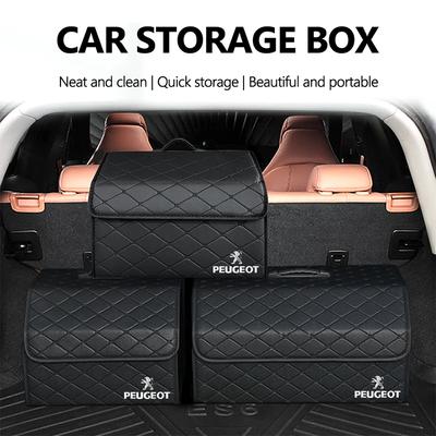 Car Organizer Trunk Storage Bag Tools Storage Box Stowing Tidying For 307 206 301 408 5008 4008 208 3008 308 508 607 407