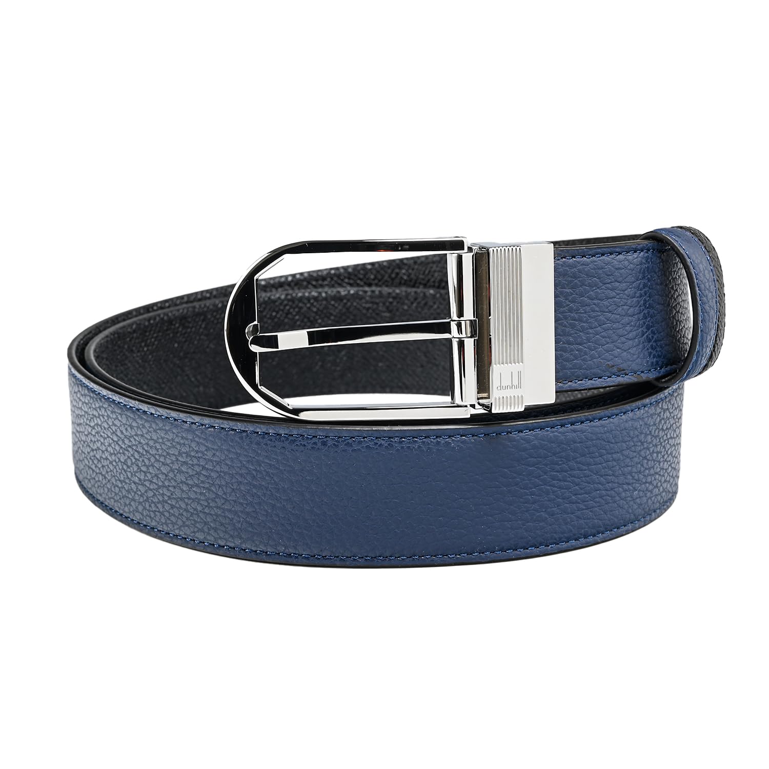 

Dunhill 35mm Reversible Saddle Buckle Navy and 23F4T34CD059 Men s Belt, Black, (95) [Used]