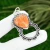 Pear Sunstone Gemstone Boho Bezel Wedding Daughter New Pendant Sterling Silver