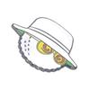 Golf Ball Marker Hat Clips Lightweight Removable Magnetic Anti Rust Glasses Fisherman Hat Clips for Women Men White