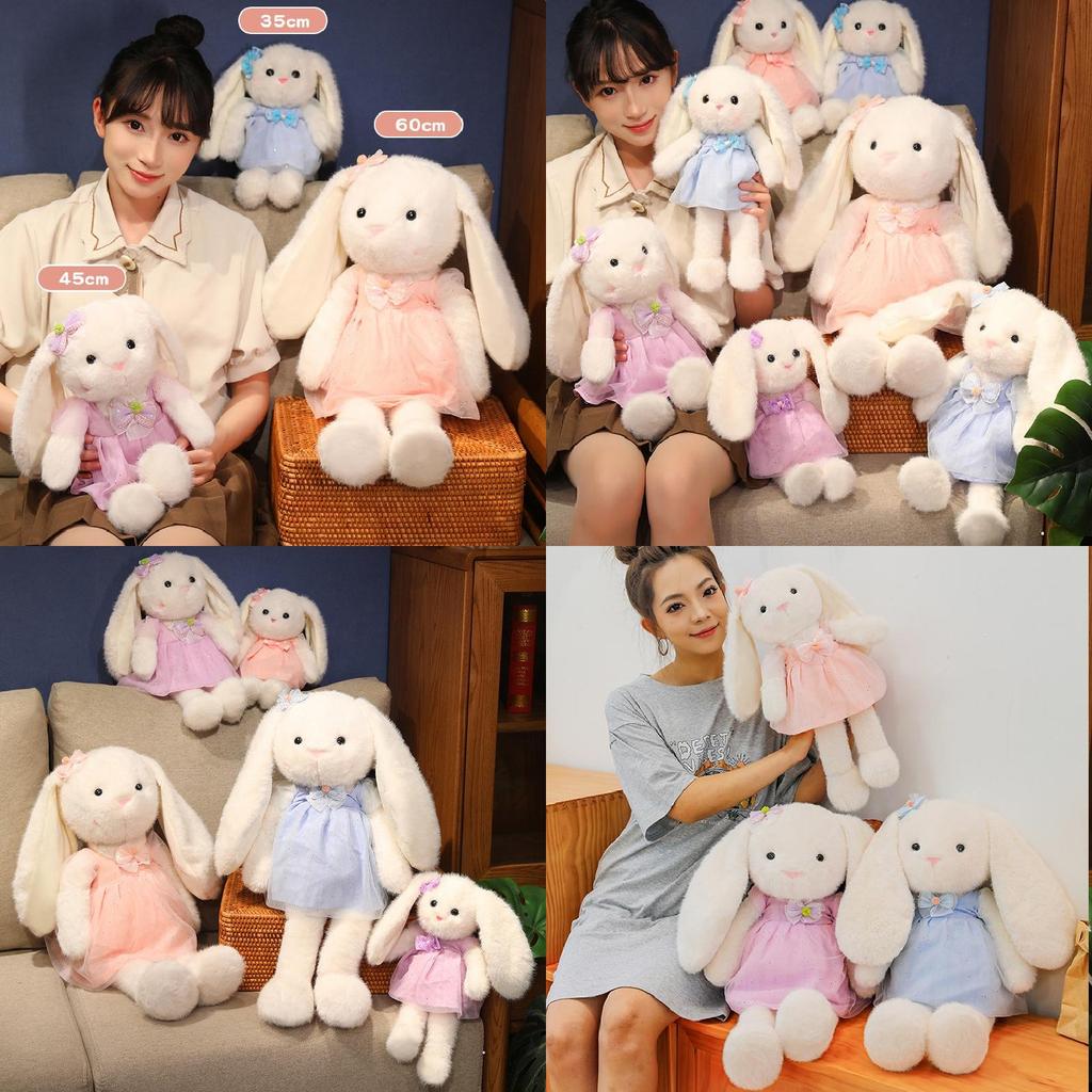 Adorable Princess Bunny Plush Toy With Cute Clothing Perfect For Kids And Gifts