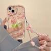 Art Flowers With Heart Chain Case For Redmi 15 15C Note 14 4G 13 12 PRO 5G Plus 10 8 11S 13C 14C 12C 12 13 A5 A3 10C Cover