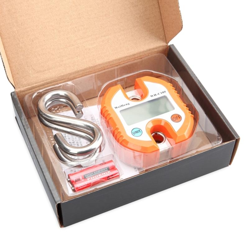 Portable Scale Digital LCD-Digital Display Electronic Luggage Hanging Hook Suitcase Travel Weighs Baggage Weight Balance