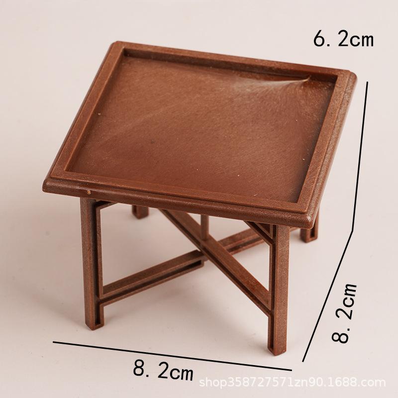 Welcome To The God Of Wealth Mini Simulation Set Doll House Model Ornament Pig Head Chicken Food Play Children Play House Small Toys