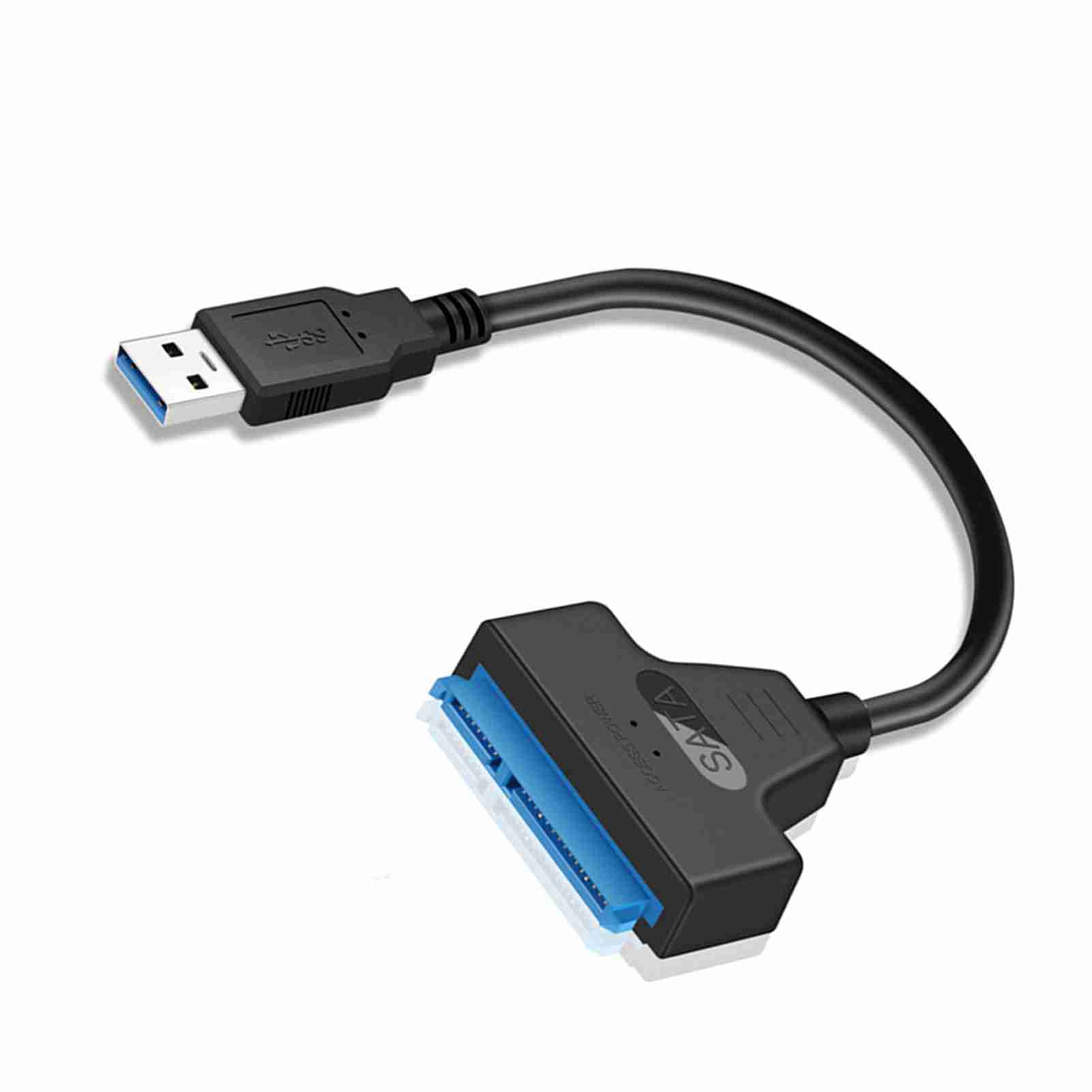 

USB 2.0 to SATA Adapter Converter Cable 22Pin Drive Free 2.5 USB 2.0