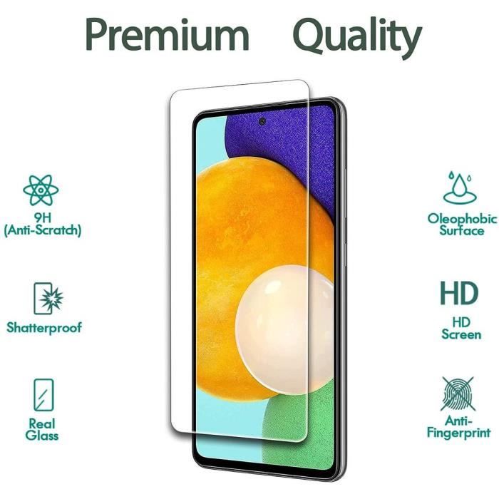 Tempered Glass - PROSHOP - for Samsung Galaxy A52s - 3 Pieces - 9H Resistance - Anti-scratch - Easy To Install