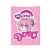 My Little Doro Meme Nikke Anime Cartoon Game Fleece Blanket Super Soft Throw for Home Car Bedspread Decoration