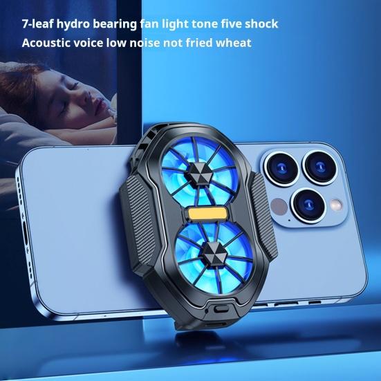 Wireless Mobile Phone Radiator Cooling Fan Semi-conductor Heat Dissipation Low Noise Rechargeable Universal Phone Radiator