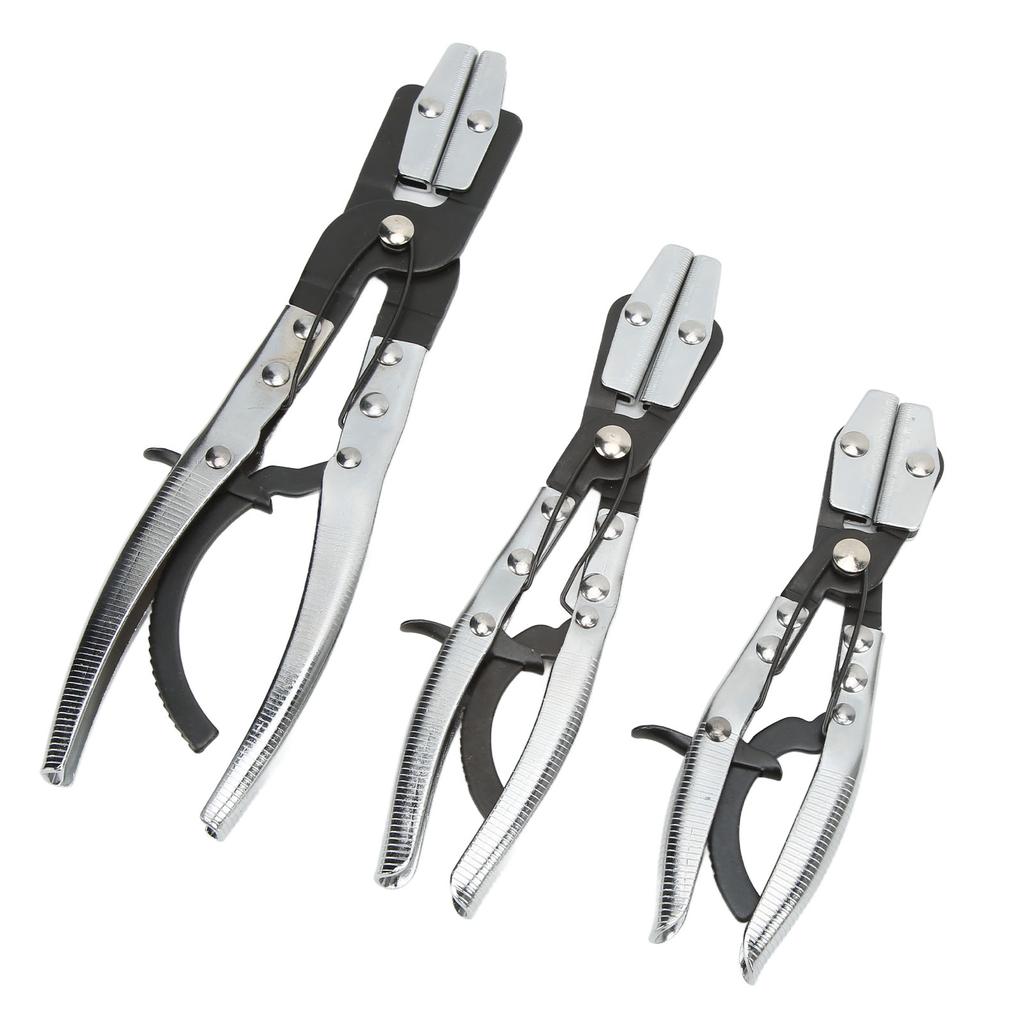 3PcsSet Hose Pinch Off Pliers Automatic Locking Length 8in 10in 12in Carbon Steel for Coolant