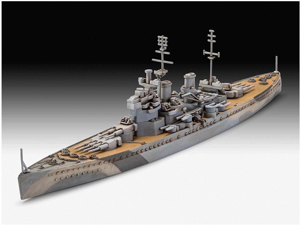 German Revell Royal Navy HMS King George V Plastic Model 05161 1/1200