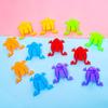 20pcs Solid Color Jumping Frog Plastic Bouncing Frog Jumping Frog Children Educational Toy,gift For Kids Party Favors, Birthday