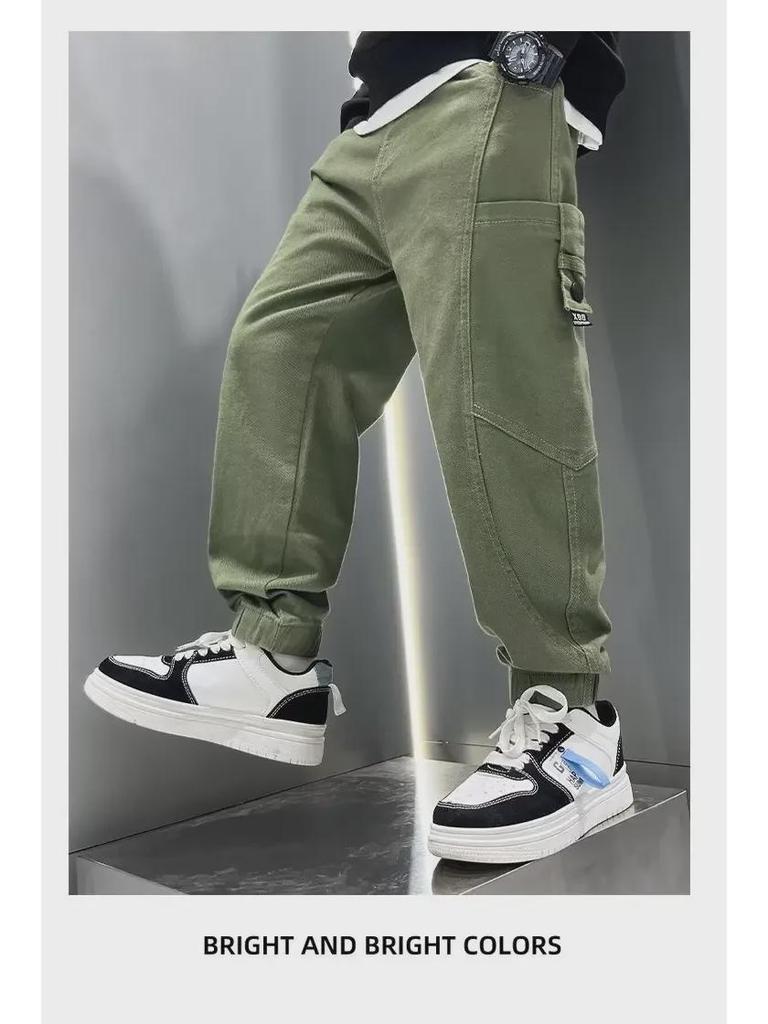 2024 Boys' Fashionable Spring & Autumn Sports Pants for Children