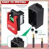 2025 Trend 110/220V Single Phase Safety Switch With Visible Stop Paddle For Power For Table Saw